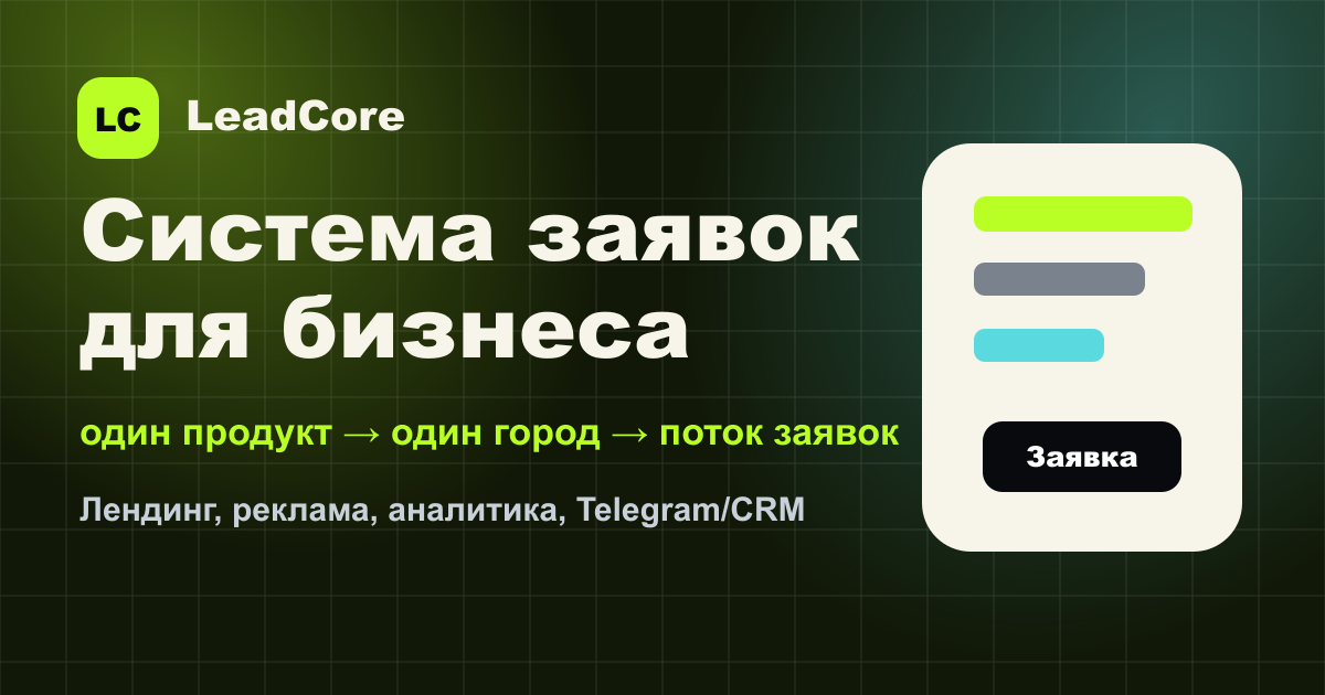 LeadCore SEO AEO GEO для бизнеса